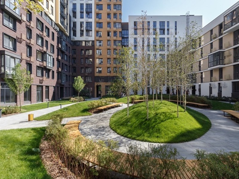 طراحی فضای سبز در مجتمع های مسکونی