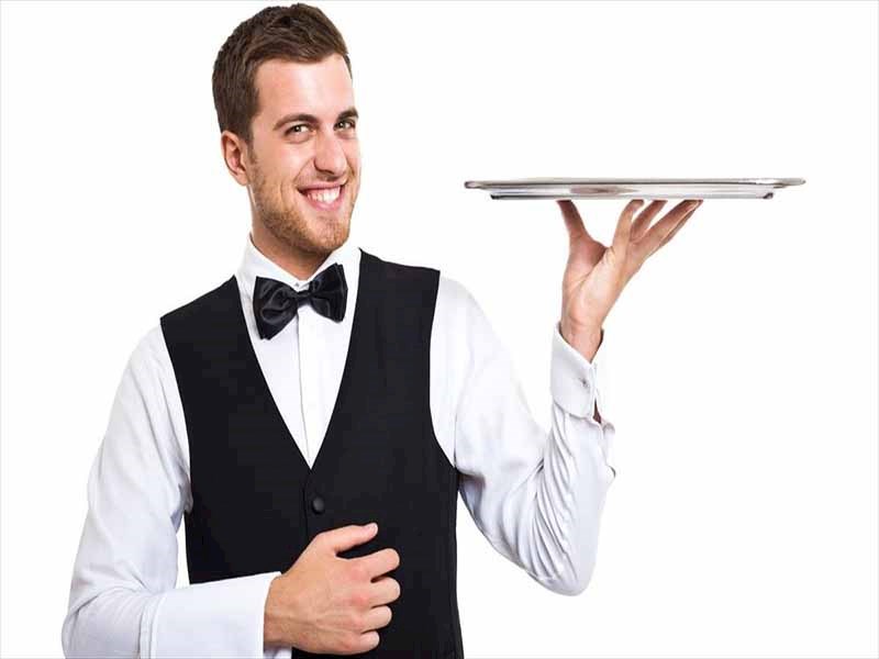 کارگر برای پذیرایی و شرح وظایف او