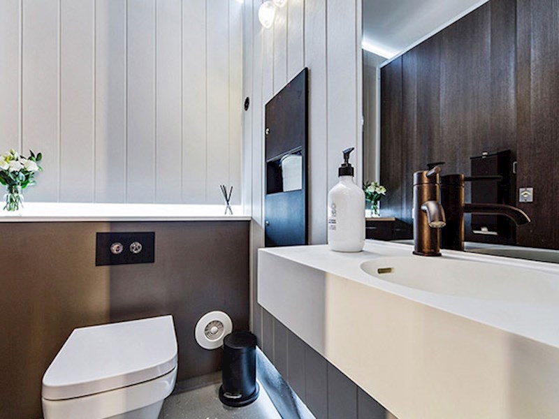 تزئین دستشویی